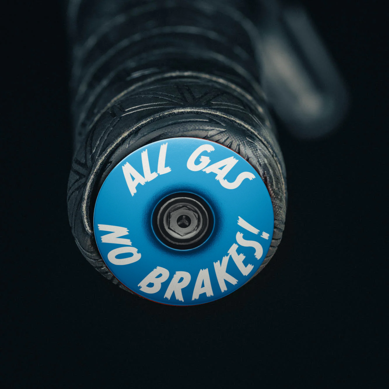 All Gas No Brakes Custom - Bicycle Handle Bar End Plugs