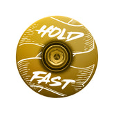 Hold Fast Bicycle Headset Cap for bicycles fits 1 1/8" steerer tubes and adds style.