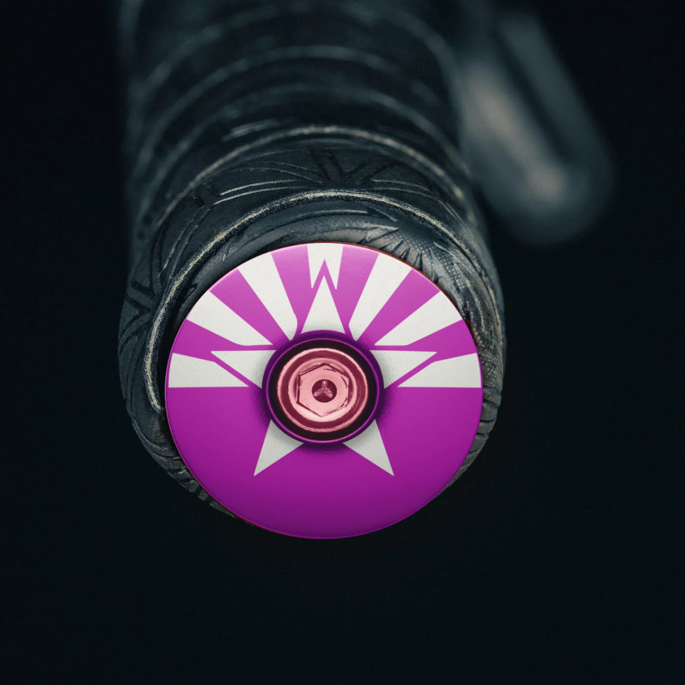 Arizona Flag - Purple bicycle bar end plugs for road or gravel bikes -  Dispatch Bike