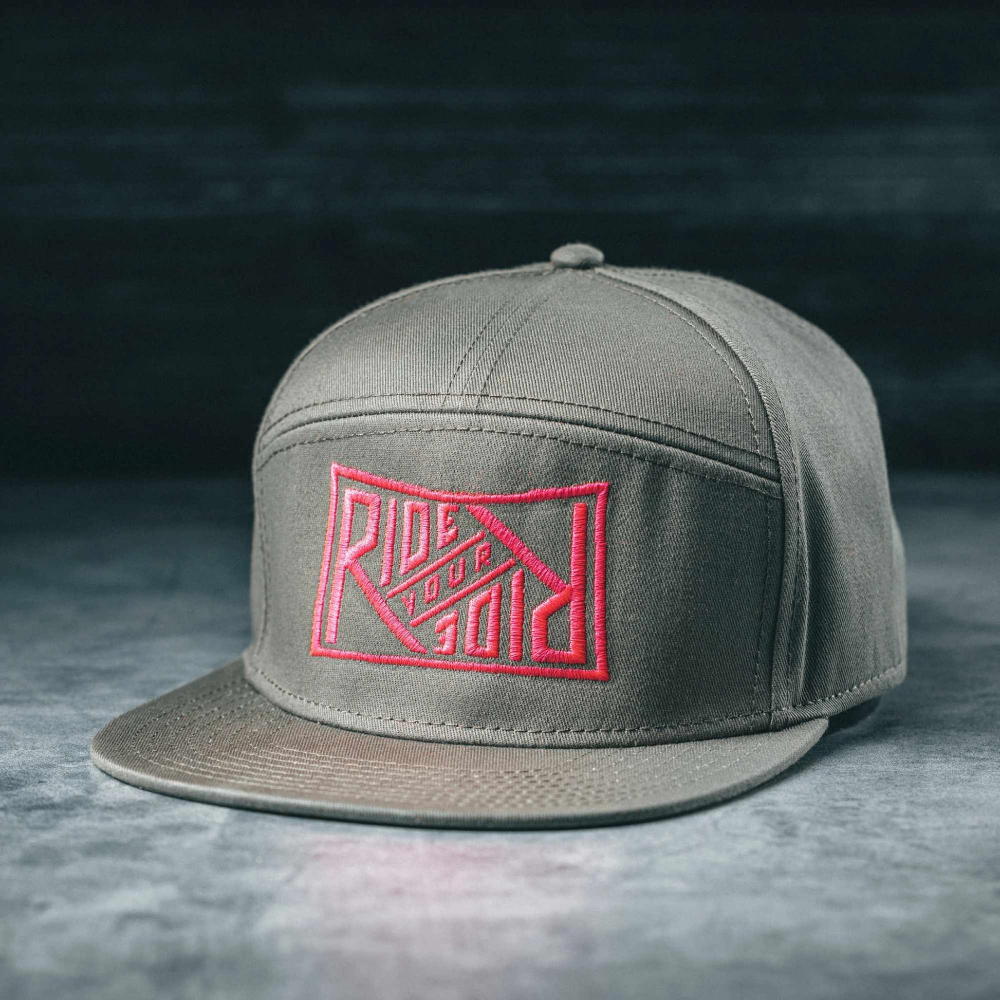Ride Your Ride 7 Panel Hat for Road Cycle Rider