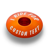 stem top cap offering a colorful and personalized bike accessory