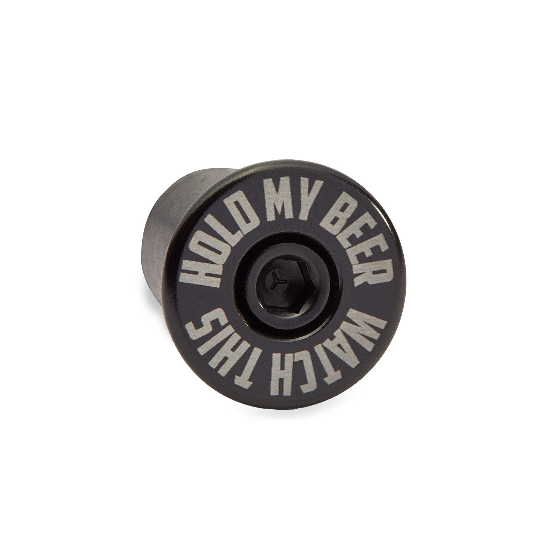 Black bicycle bar end plugs for a secure fit on mountain and road bikes