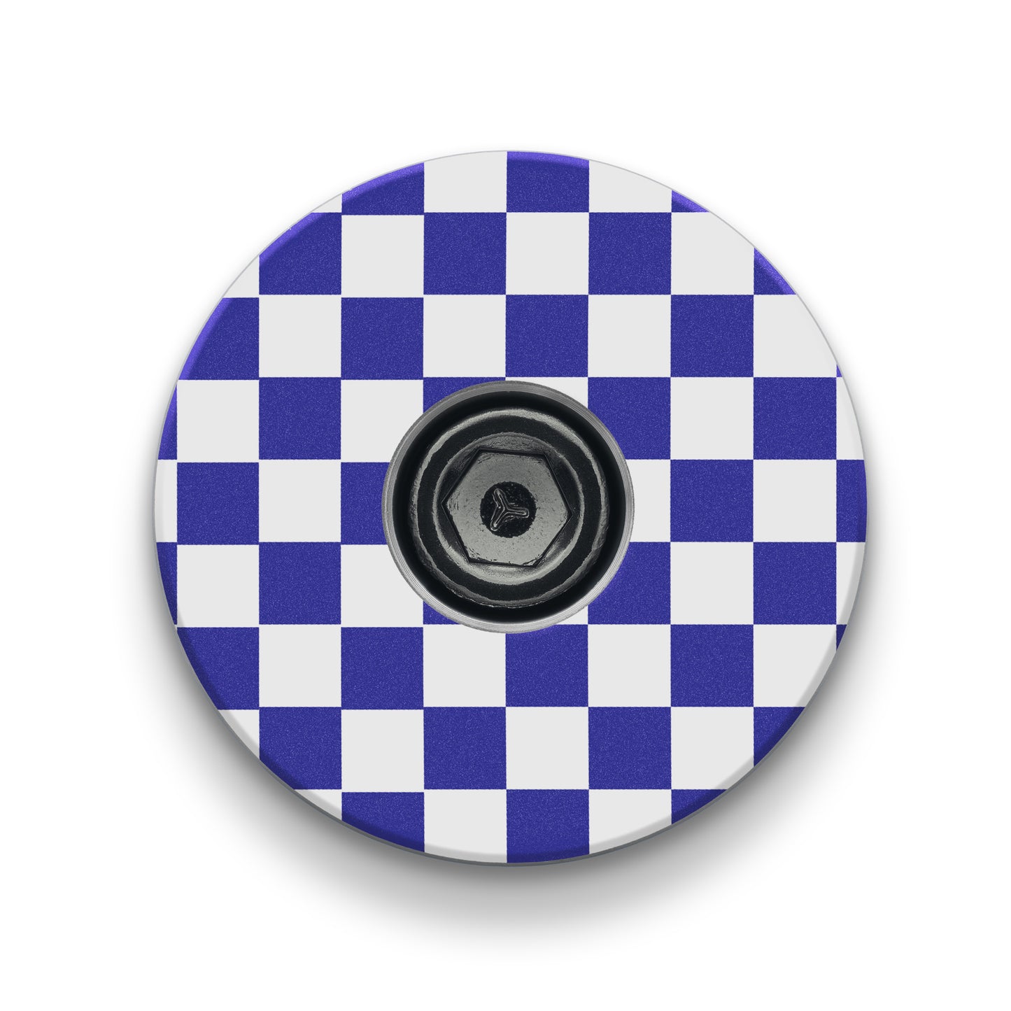 Checkerboard Pattern Custom Bicycle Headset Cap