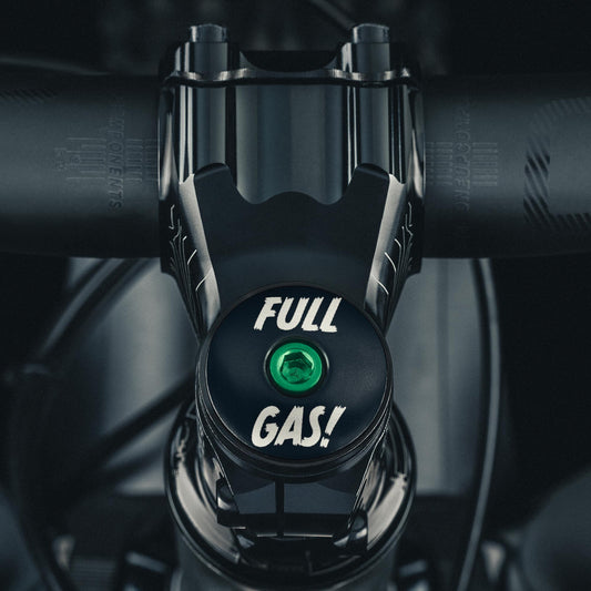 Full Gas! Custom Bicycle Headset Cap