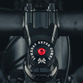 Someday Never Comes Custom Bicycle Headset Cap -  with a death moth design for mountain bike customization.