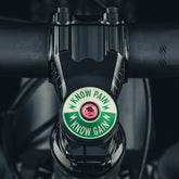 Know Pain, Know Gain Bicycle Headset Cap -  choice for riders focused on strength and performance.