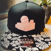 Dispatch Skalli Skeleton Mascot Logo 5 panel Hat for Bicycle Lover