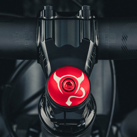 El Diablito Devil's Horns Custom Bicycle Headset Cap -  Dispatch Bike