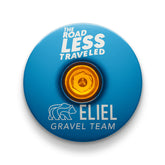 Blue headset cap, an ideal custom bicycle accessory to match your gravel team kit.