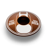 First Ride Then Beer Bicycle Headset Cap