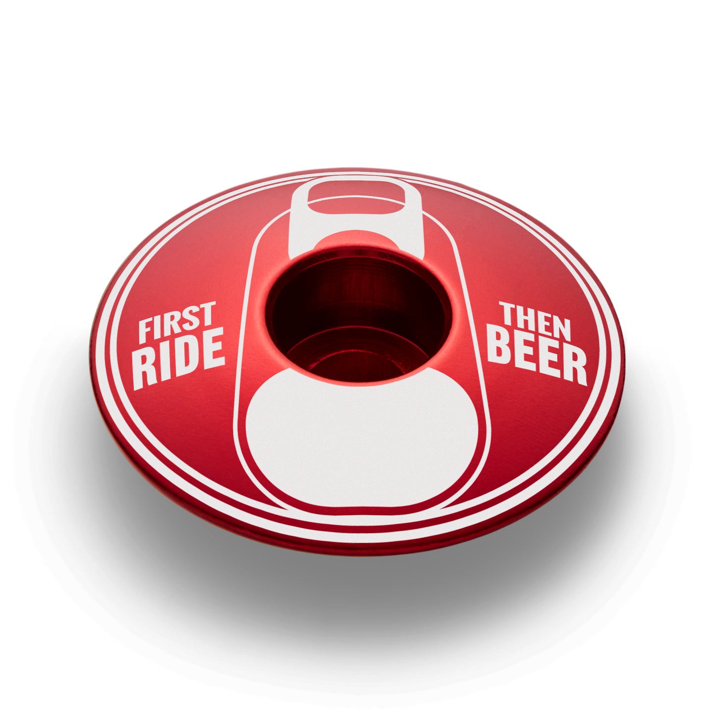 First Ride Then Beer Bicycle Headset Cap