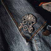 Fresh Air Cyclist Enamel Pin -  Bike Enamel Pin