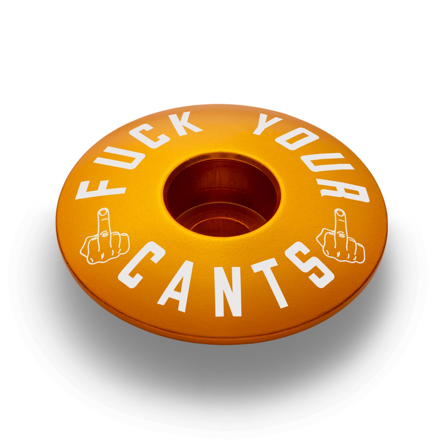 Fuck Your Cants Bicycle Headset Cap