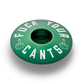 Fuck Your Cants Bicycle Headset Cap