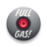 Gray stem cap compatible with standard 1 1/8" steerer tubes.