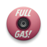 Pink stem top cap for bicycles is perfect for adding personality to your ride.