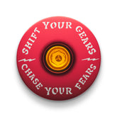 Chase Your Fears Go Fast Don't Die x Dispatch Custom Bicycle Headset Cap