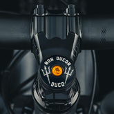 Non Ducor, Duco Custom Bicycle Headset Cap -  with "No Bad Rides" engraved design for 1 1/8" steerer tubes.