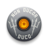 Non Ducor, Duco Custom Bicycle Headset Cap -  with "No Bad Rides" for cycling upgrades.