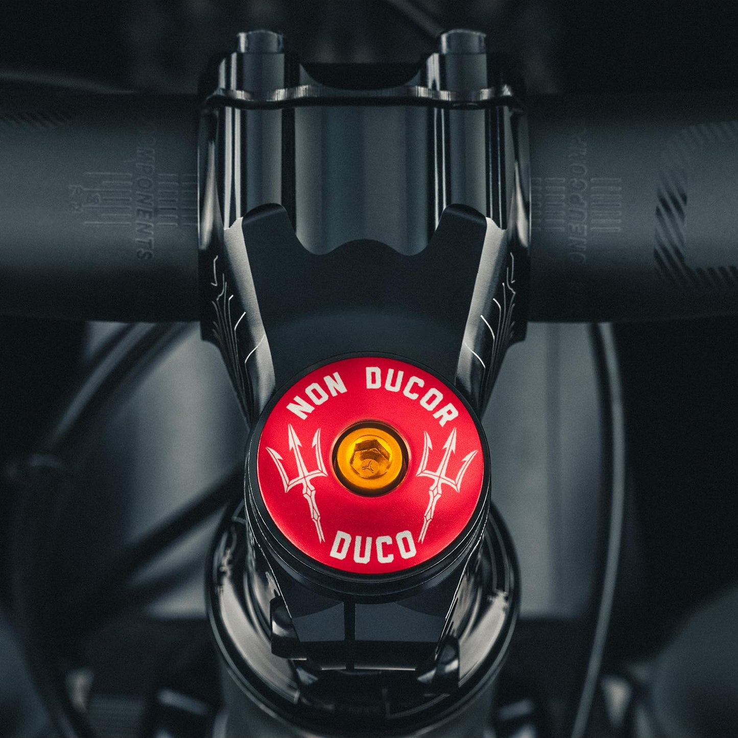 Non Ducor, Duco Custom Bicycle Headset Cap -  Dispatch Bike