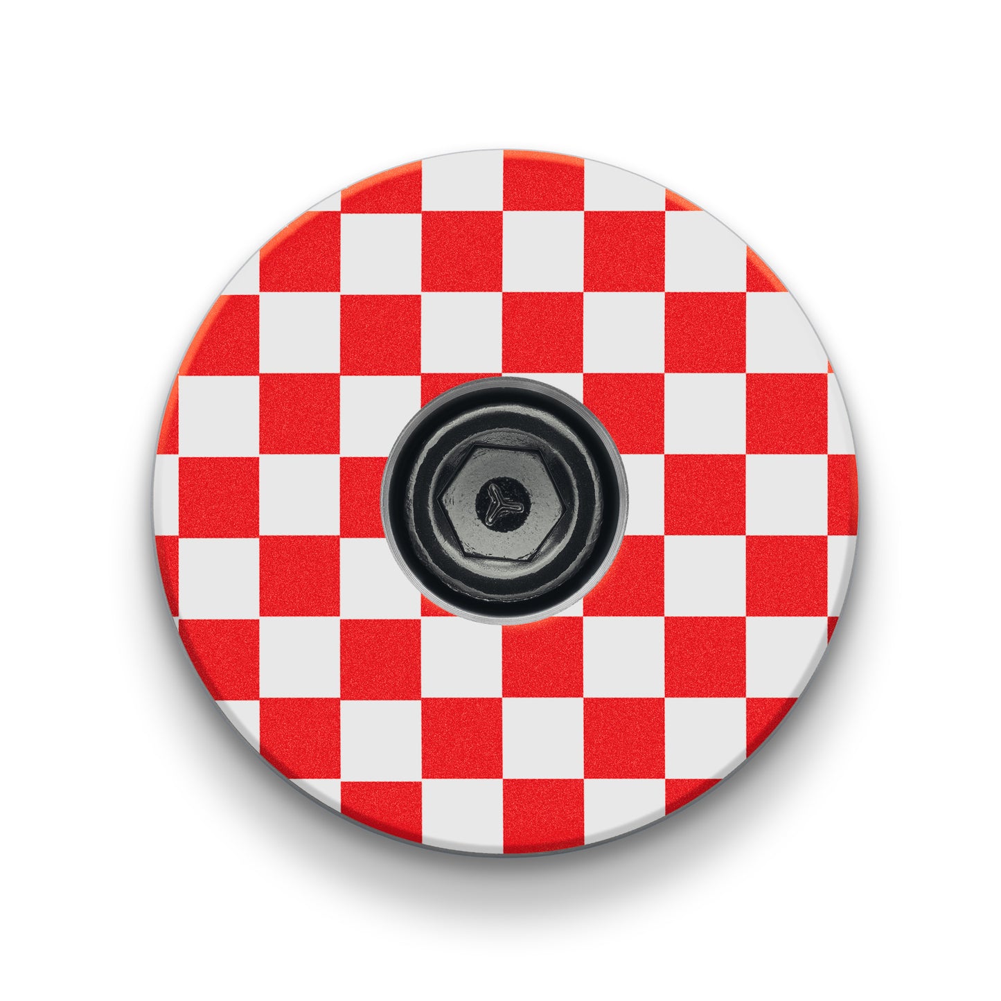 Checkerboard Pattern Custom Bicycle Headset Cap