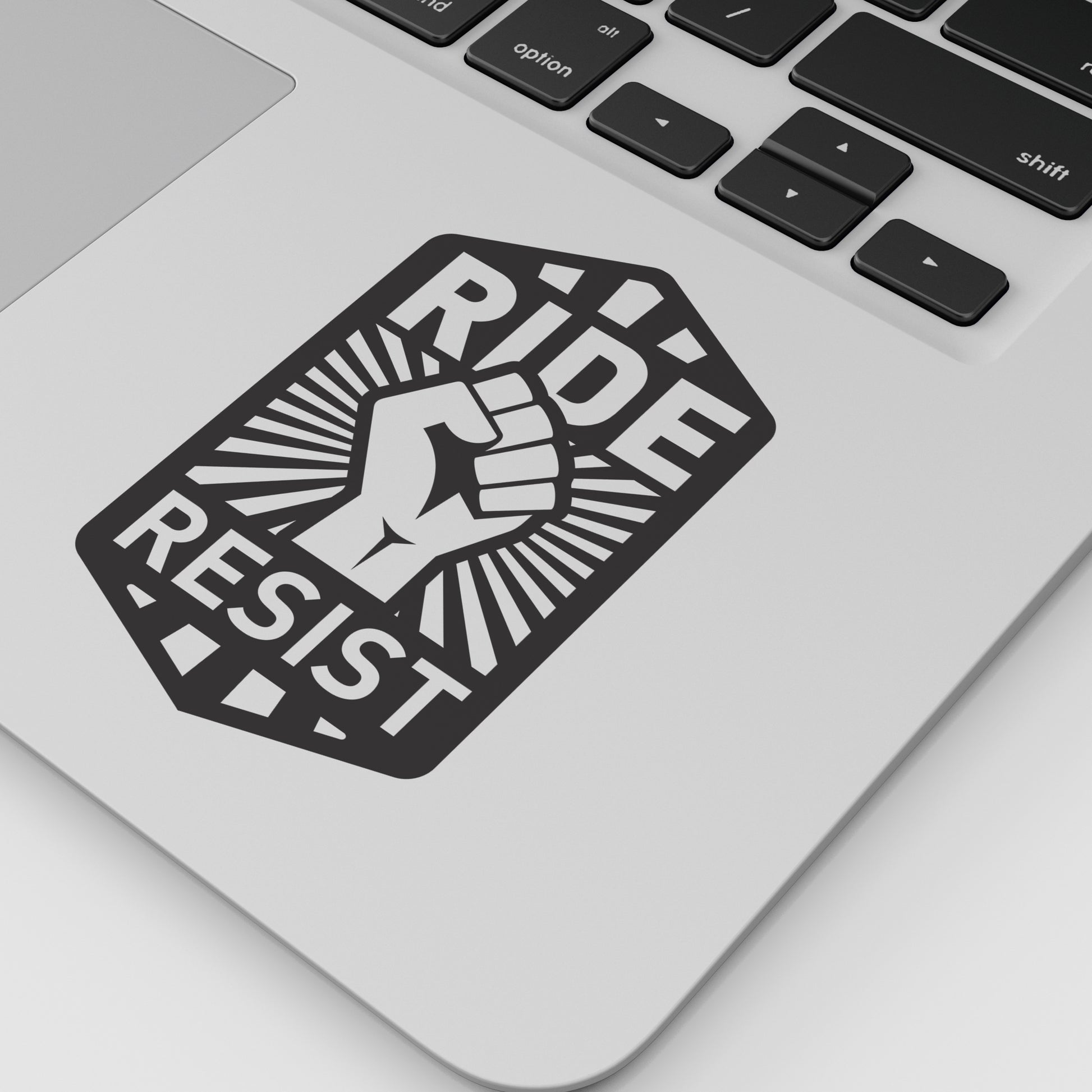 Ride Resist Sticker for Your Laptop