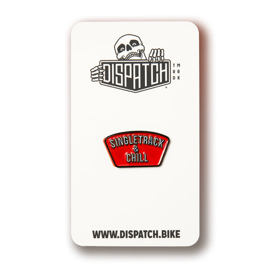 Singletrack & Chill Enamel Pin