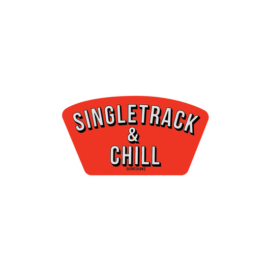 Singletrack & Chill Laptop Stickers