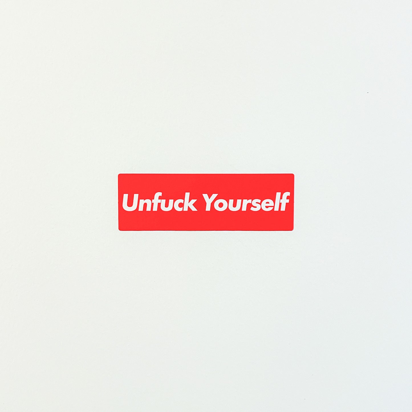 UNFUCK YOURSELF STICKER